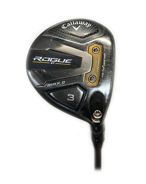 Callaway Rogue ST Max D 16* 3 Wood Graphite Denali 70g 6.0 Stiff Flex