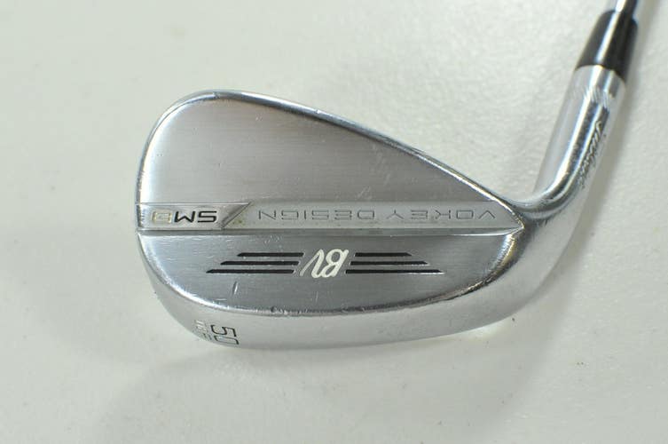 LEFT HANDED Titleist Vokey SM8 Tour Chrome 50*-08F Wedge NS Pro Steel # 208589