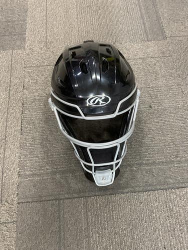 Used Rawlings CATCHERS HELMET WITH MASK Catchers Helmet w/Mask Black LG 11614-S000228321