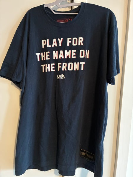 USA Baseball/Baseballism Navy Blue XL Men's Shirt (Used)