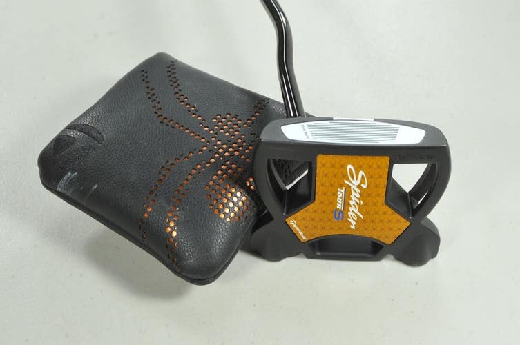 LEFT HANDED TaylorMade Spider Tour S Black S7-CB 38" Putter KBS Steel #208558