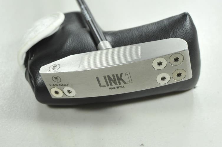 LEFT HANDED LAB Golf LINK.1 34" 69* Putter Accra Graphite w/ Head Cover  #208543