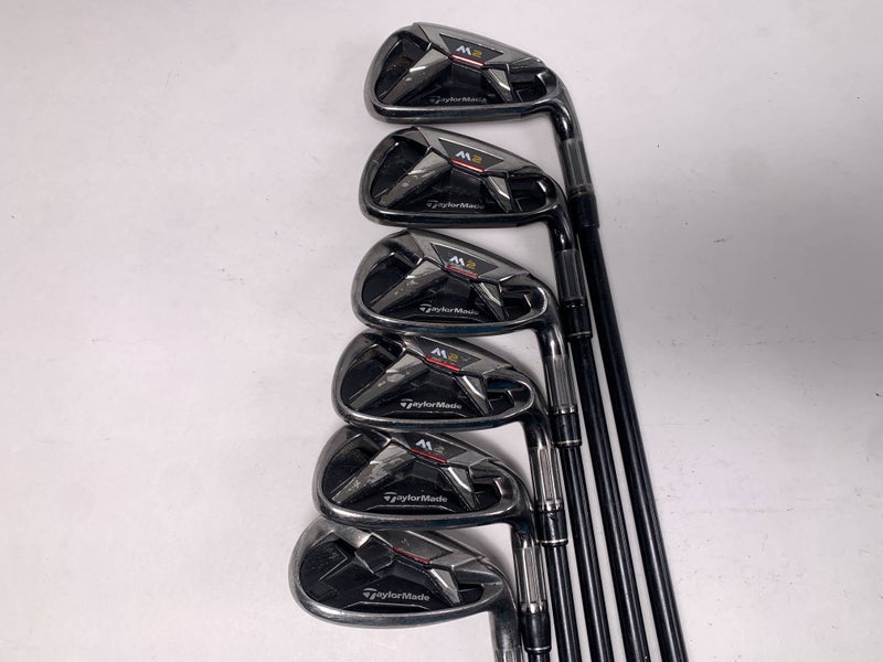 TaylorMade M2 Iron Set 6-PW+SW REAX 65g Regular Steel Mens RH