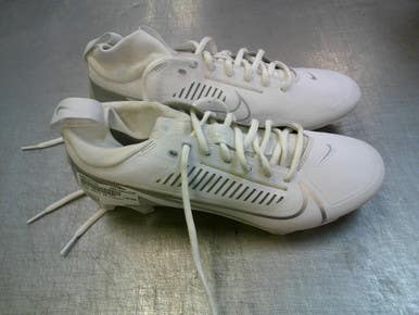 Used Nike Adult FB Cleats White Senior 9 11339-S000197701