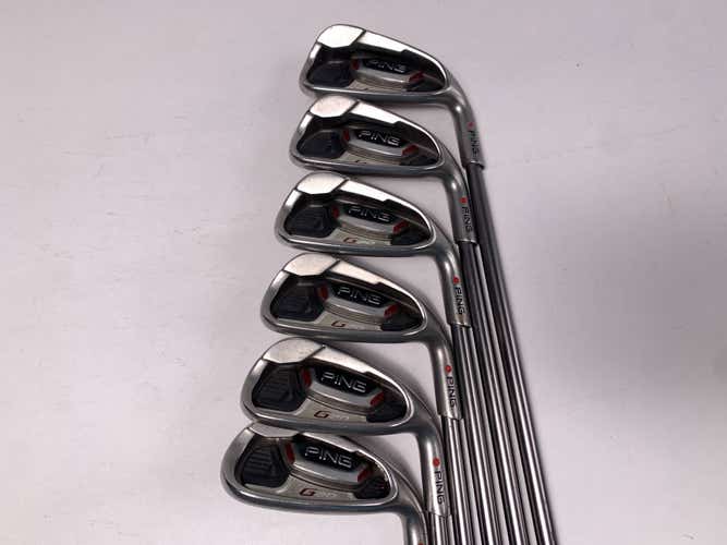 Ping G20 Iron Set 6-PW+SW Red Dot 1* Flat TFC 169 I Ladies Graphite Womens RH