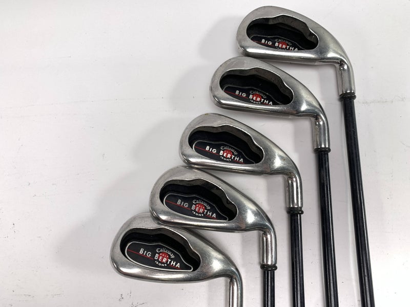 Callaway Big Bertha 2004 Iron Set 4-8 RCH 75i Regular Graphite Mens RH