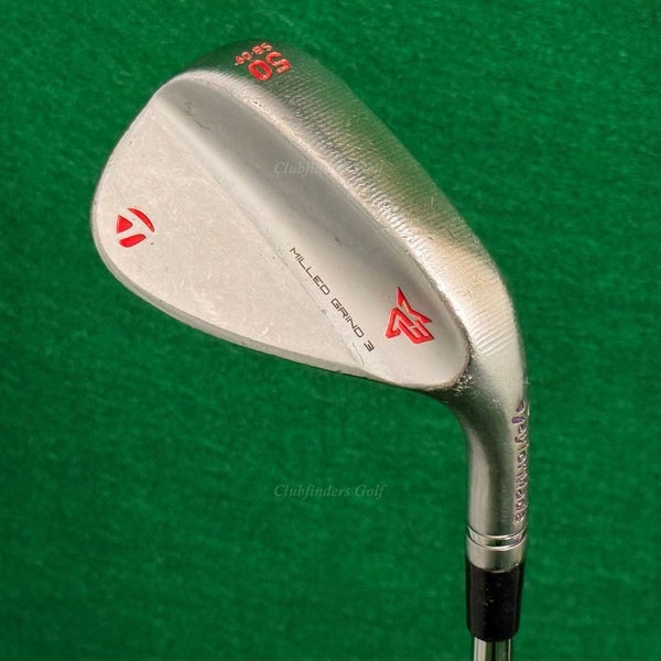 TaylorMade Milled Grind 3 MG3 50-SB9 50 Gap Wedge Stepped Steel Wedge Flex