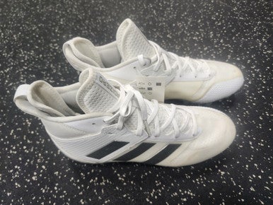 Used Adidas LAX Cleats Mens White Senior 7.5 11849-S000034782