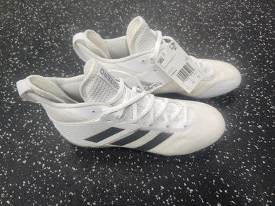 Used Adidas LAX Cleats Mens White Senior 7.5 11849-S000034783
