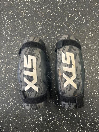 Used STX STALLION 75 Lacrosse Arm Pads/Guards Black MD 11849-S000034786