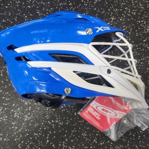 Used Cascade XRS PRO Lacrosse Helmet Royal Blue One Size 11849-S000034921