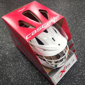 Used Cascade XRS YOUTH Lacrosse Helmet White One Size 11849-S000034932