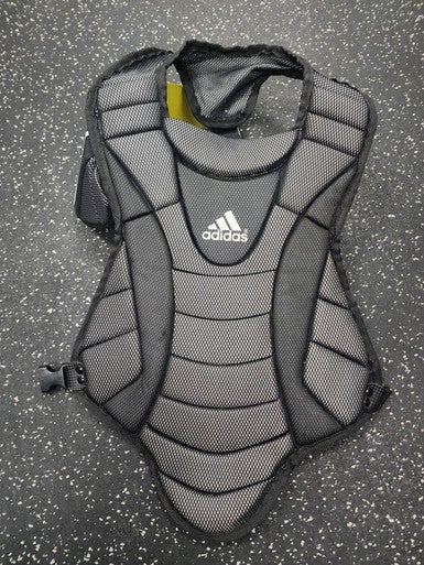 Used Adidas YOUTH CHEST PROTECTOR Catchers Chest Protector Black Youth 11849-S000034937