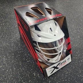 Used Cascade XRS PRO Lacrosse Helmet White One Size 11849-S000034933