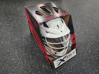 Used Cascade XRS PRO Lacrosse Helmet White One Size 11849-S000034933