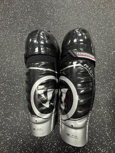 Used Warrior RISE Senior Shin Guards Black 16" 11849-S000035264