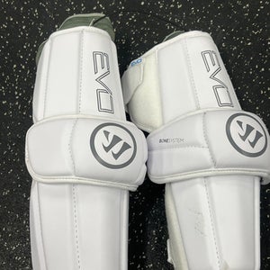 Warrior EVO Lacrosse Arm Pads/Guards White LG 11849-S000035272