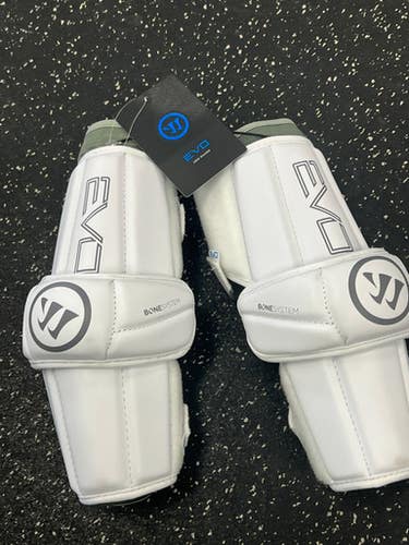 Warrior EVO Lacrosse Arm Pads/Guards White MD 11849-S000035274