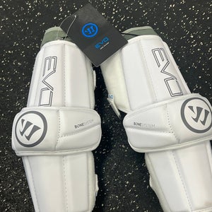 Warrior EVO Lacrosse Arm Pads/Guards White SM 11849-S000035275