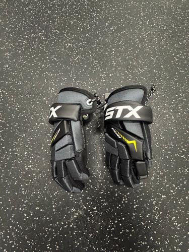 STX STALLION 200 Lacrosse Gloves Junior Black SM 11849-S000035294
