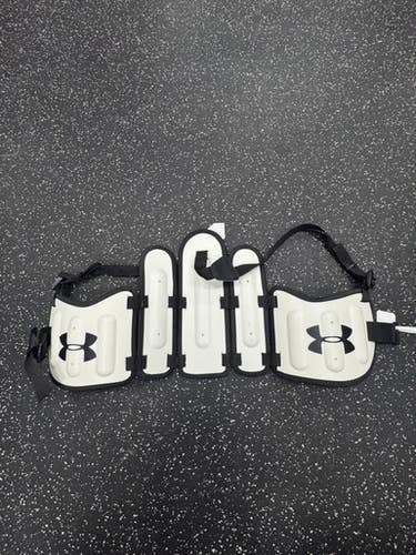 Used Under Armour BOX RIB PADS Lacrosse Rib Pads White MD 11849-S000035297