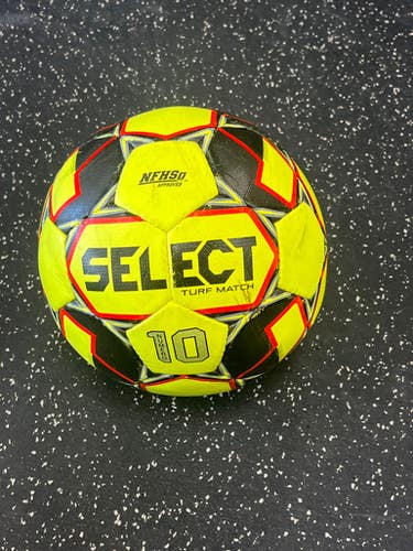 Used Select TURF MATCH All Size Soccer Ball Neon Green 5 11849-S000035309