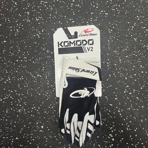 Used Lizard Skins BB/SB Batting Gloves Black MD 11849-S000035332