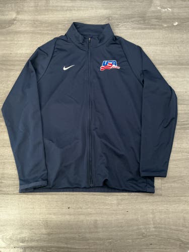 Team USA Blue Men's Large Nike Fullzip (New)
