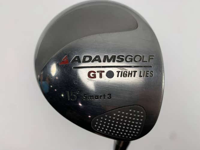 Adams GT Tight Lies 3 Fairway Wood 15* Performance Lite Stiff Steel Mens RH