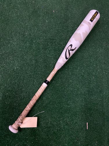 2025 Rawlings Icon Composite Bat USSSA Certified (-10) Composite 19 oz 29" (Used)