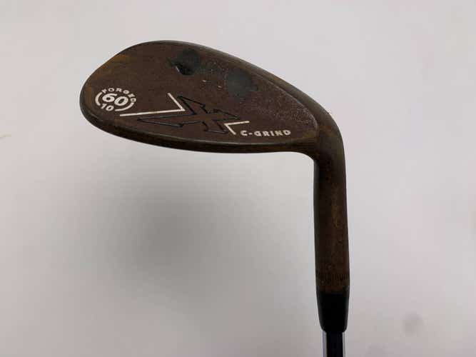 Callaway Forged X Raw Lob Wedge LW 60* 10 C-Grind DG Spinner Wedge Mens RH