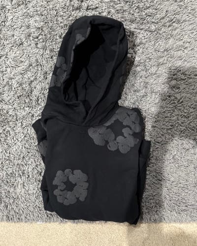 Black denim tears hoodie Size M