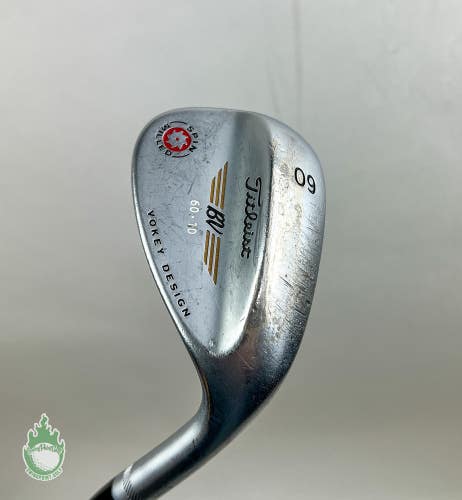 RH Titleist Vokey Design Spin Milled Wedge 60*-10 X-Stiff Flex Steel Golf Club