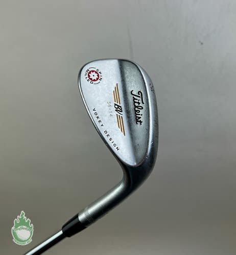RH Titleist Vokey Design Spin Milled Wedge 56*-14 X-Stiff Flex Steel Golf Club