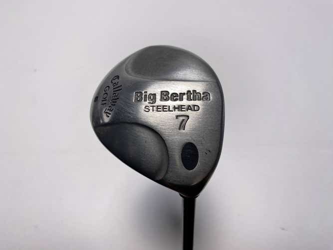 Callaway Steelhead 7 Fairway Wood 21* RCH 99 Stiff Graphite Mens RH Midsize Grip