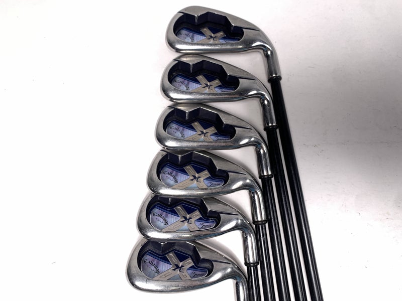 Callaway X-18 Gems Iron Set 5-PW Gems Ultra Light 45g Ladies Graphite Womens RH