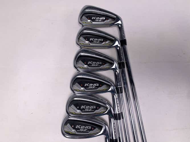Cobra KING SpeedZone Iron Set 6-PW+GW KBS Tour 90 Regular Steel Mens RH