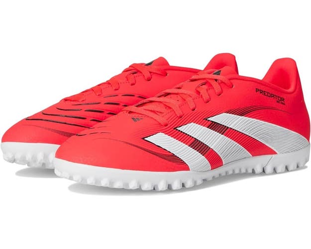 Adidas Predator Club ID3784 Men's 10 Lucid Red White Turf Football Boots RHS6721