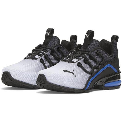 Puma Axelion Sneaker Little Kids 1.5 Black White Lace Up Running Shoes NIN1073