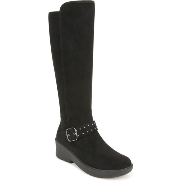 Bzees Brandy 2 I7221F1001 Boots Women's Black Faux Suede Knee-High LION1024