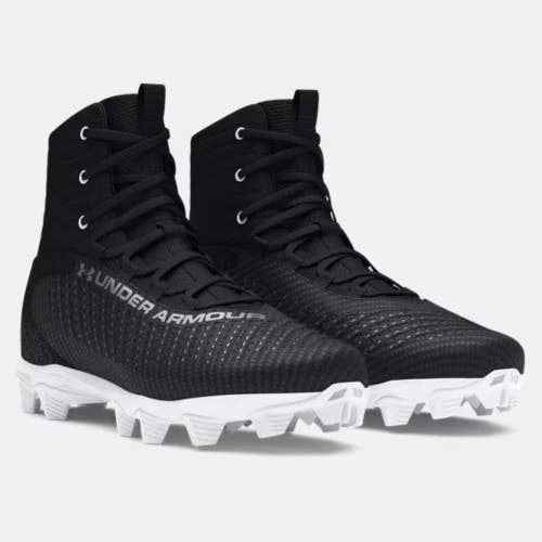 Under Armour Highlight 2 RM 3027300-001 Men's US 9 Black Football Cleats ZAP702