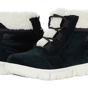 Sorel Explorer II Carnival Cozy Women 5 Black Suede Waterproof Snow Boot RHS6651