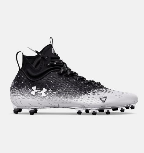 Under Armour Spotlight Lux MC 2.0 3025082-001 Mens Black Football Cleats RHS6606
