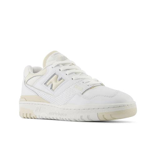 New Balance 550 BBW550BK Sneakers Women's White Yellow Lifestyle Shoes TF8798