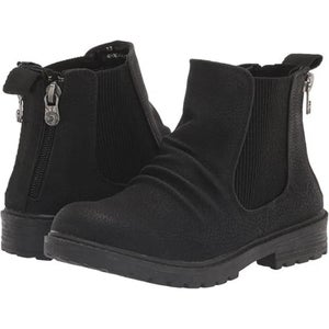 Blowfish Malibu Redsen-K Boots Kids US 3 Black Side Zip Ankle Chelsea RHS6694