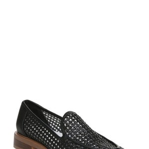 Sarto by Franco Sarto Eda Loafer Women's 7.5 Black Almond Toe Slip-On RHS6628