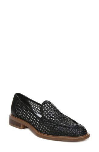 Sarto by Franco Sarto Eda Loafer Women's 7.5 Black Almond Toe Slip-On RHS6628