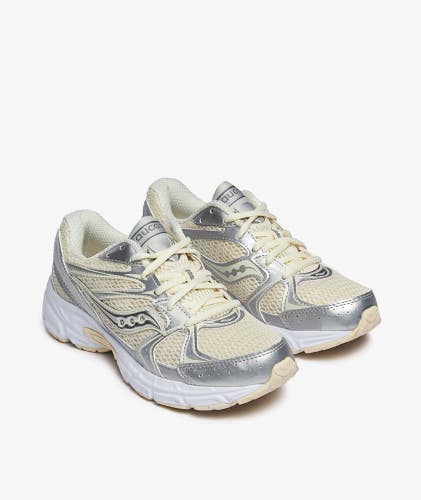 Saucony Ride Millennium S60812-2 Women's Cream Silver Lifestyle Shoes TF8774