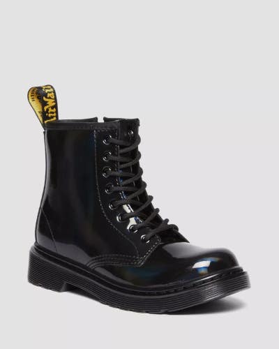 Dr. Martens 1460 30903001 Boot Girls US 2 Black Rainbow Patent Leather RHS6542