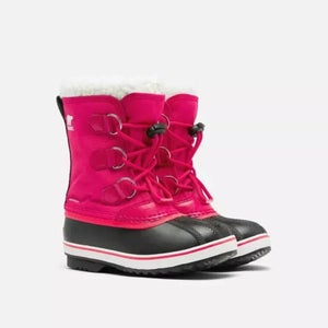 Sorel Yoot Pac NY1962-600 Kids US 9 Bright Rose Waterproof Snow Boots RHS6491